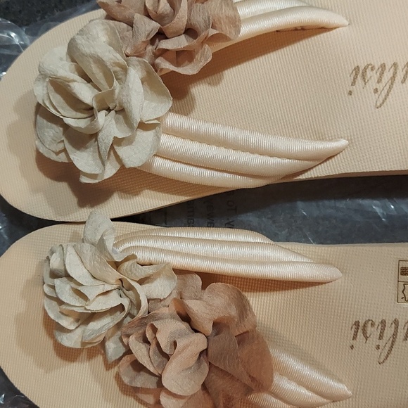 Women's Sandals 39/ 8 1/2  rose &.beige NWT Youlisi  1 inch heel - Picture 6 of 10